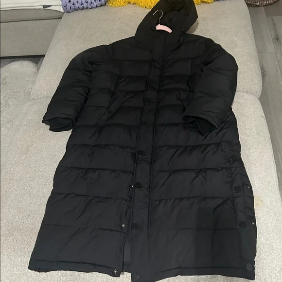 Free people x universal standard Women's Black Puffer Coat - Picture 3 of 7